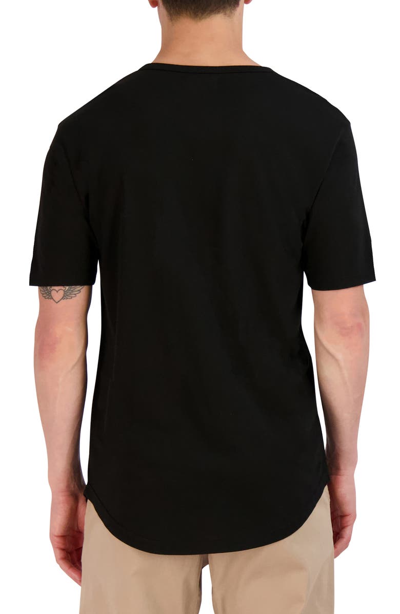 Goodlife Scallop Supima V-Neck Tee, Alternate, color,