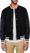 CONSTRUCT Solid Varsity Jacket