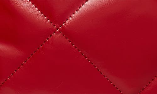 Tory Burch Kira Diamond Quilted Leather Crossbody Bag In Red