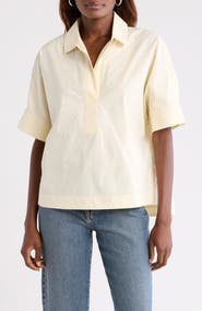 Nordstrom Oversize Poplin Popover Shirt