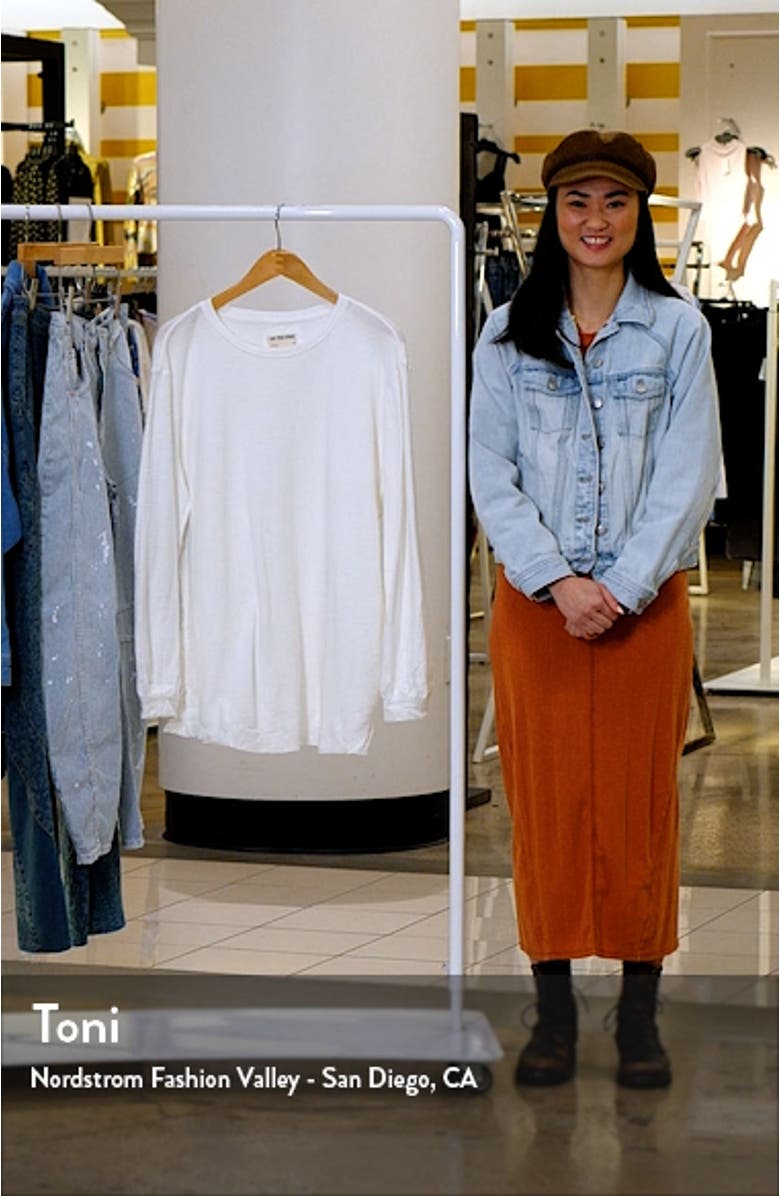 Soul Song Long Sleeve Cotton Blend Top, sales video thumbnail