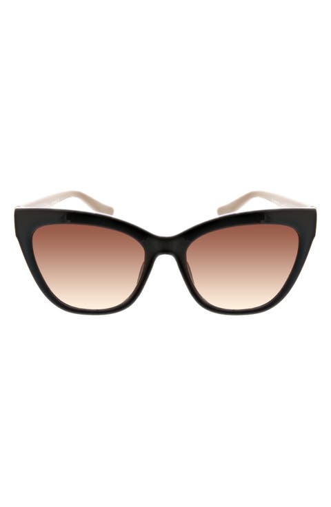 55mm Glam Cat Eye Sunglasses