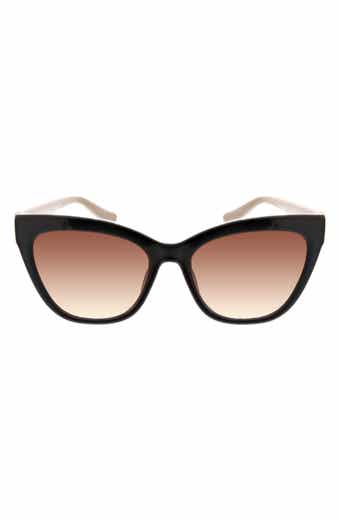 Oscar de la Renta 55mm Glam Cat Eye Sunglasses