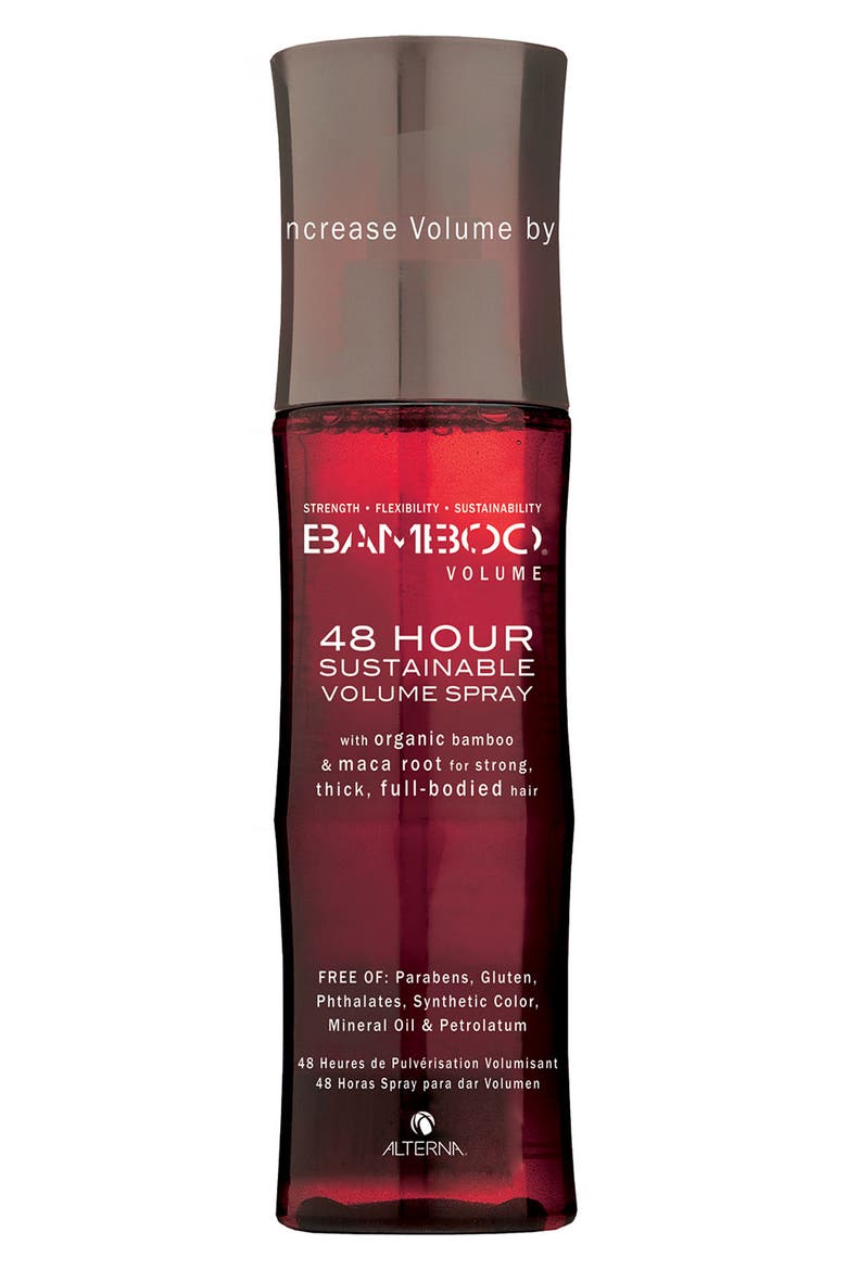 Bamboo Volume 48-Hour Sustainable Volume Spray, Main, color, NO COLOR
