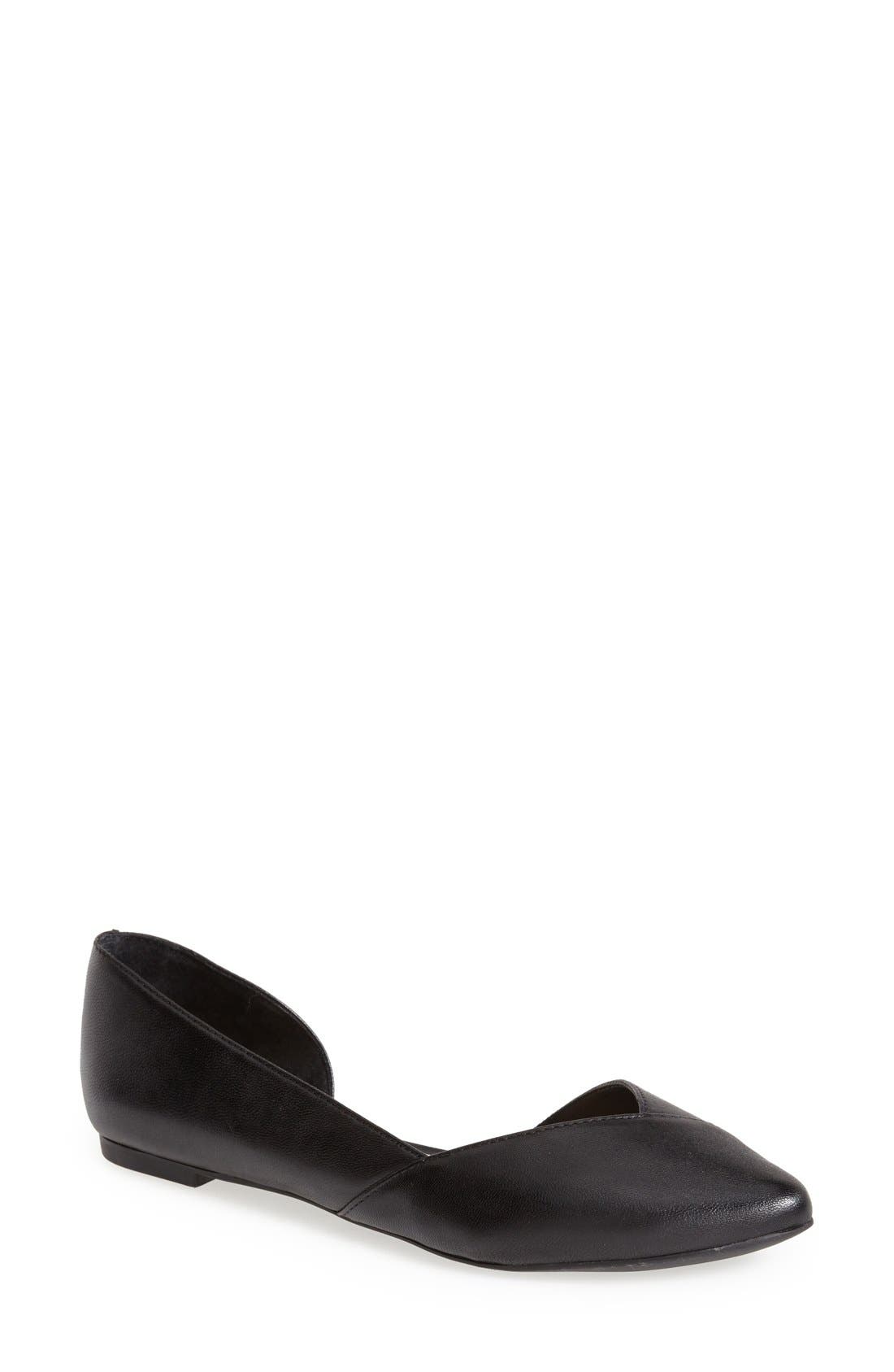 Sole Society 'Danielle' Pointy Toe Flat, Alternate, color, 
