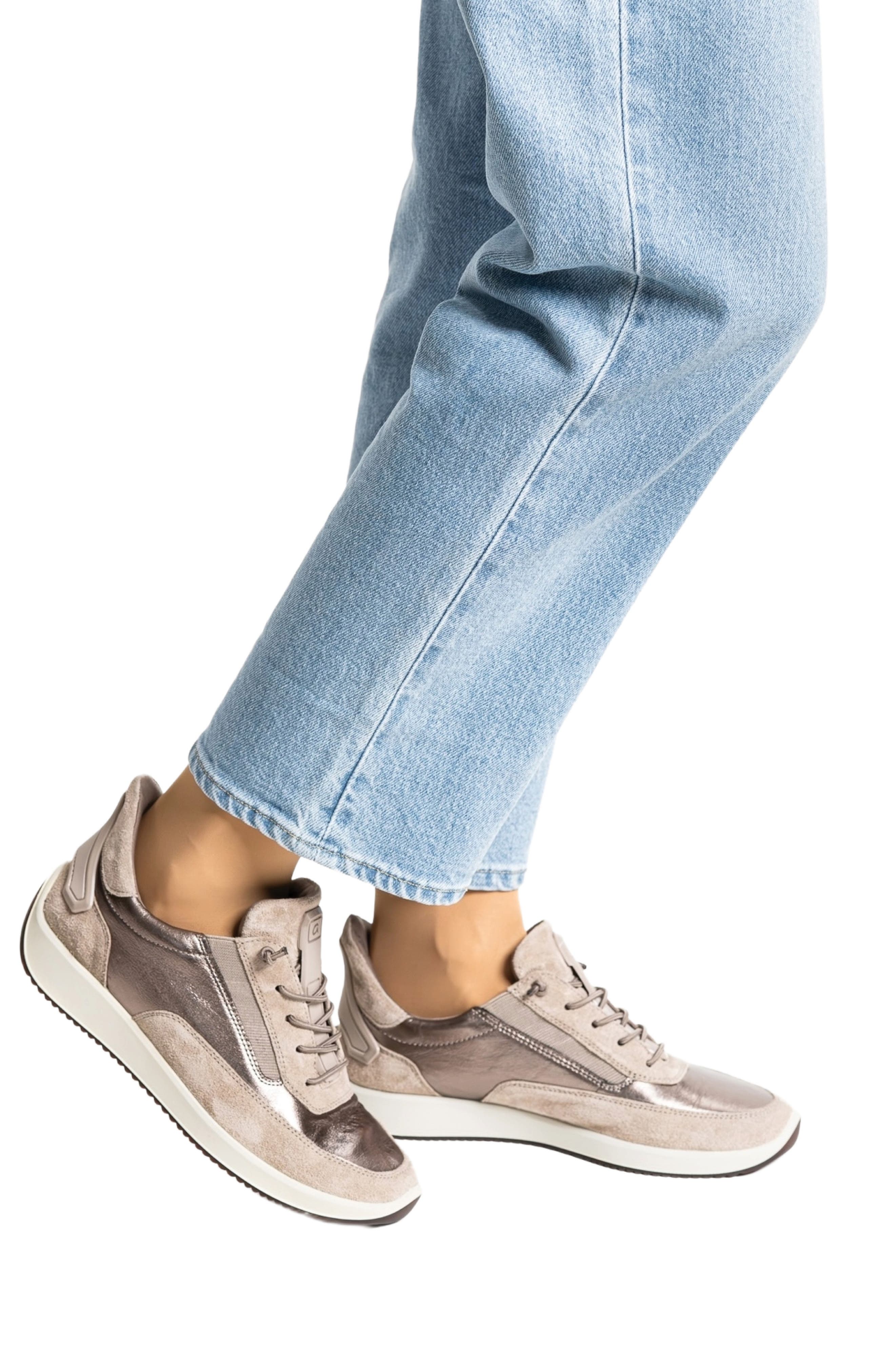 ara Lysa Low Top Sneaker, Alternate, color, Cashmere