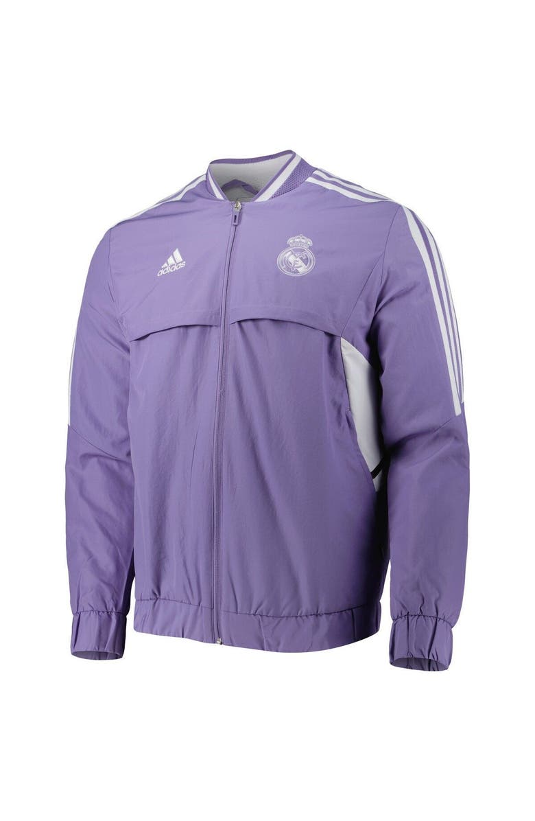 adidas Men's adidas Purple Real Madrid AEROREADY Anthem Full-Zip Jacket, Alternate, color, 