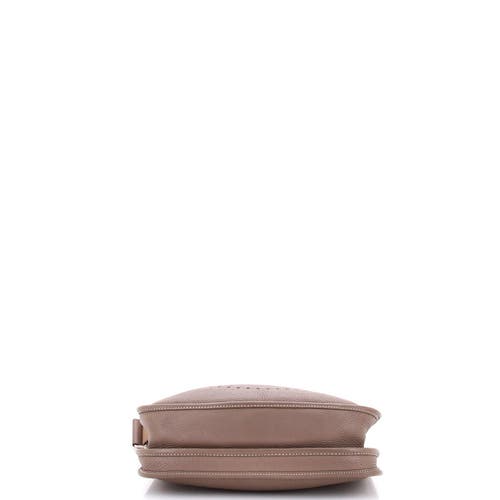 Pre-owned Hermes Hermes Evelyne Bag Gen Iii Clemence Pm In Brown