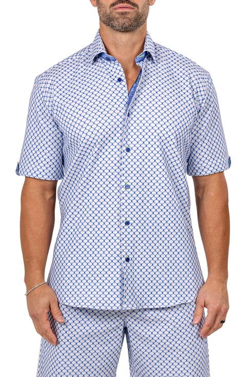 Galileo Marthy Short Sleeve Button-Up Shirt