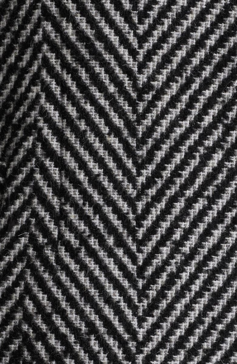 Sam Edelman Chevron Tie Waist Coat, Alternate, color, 