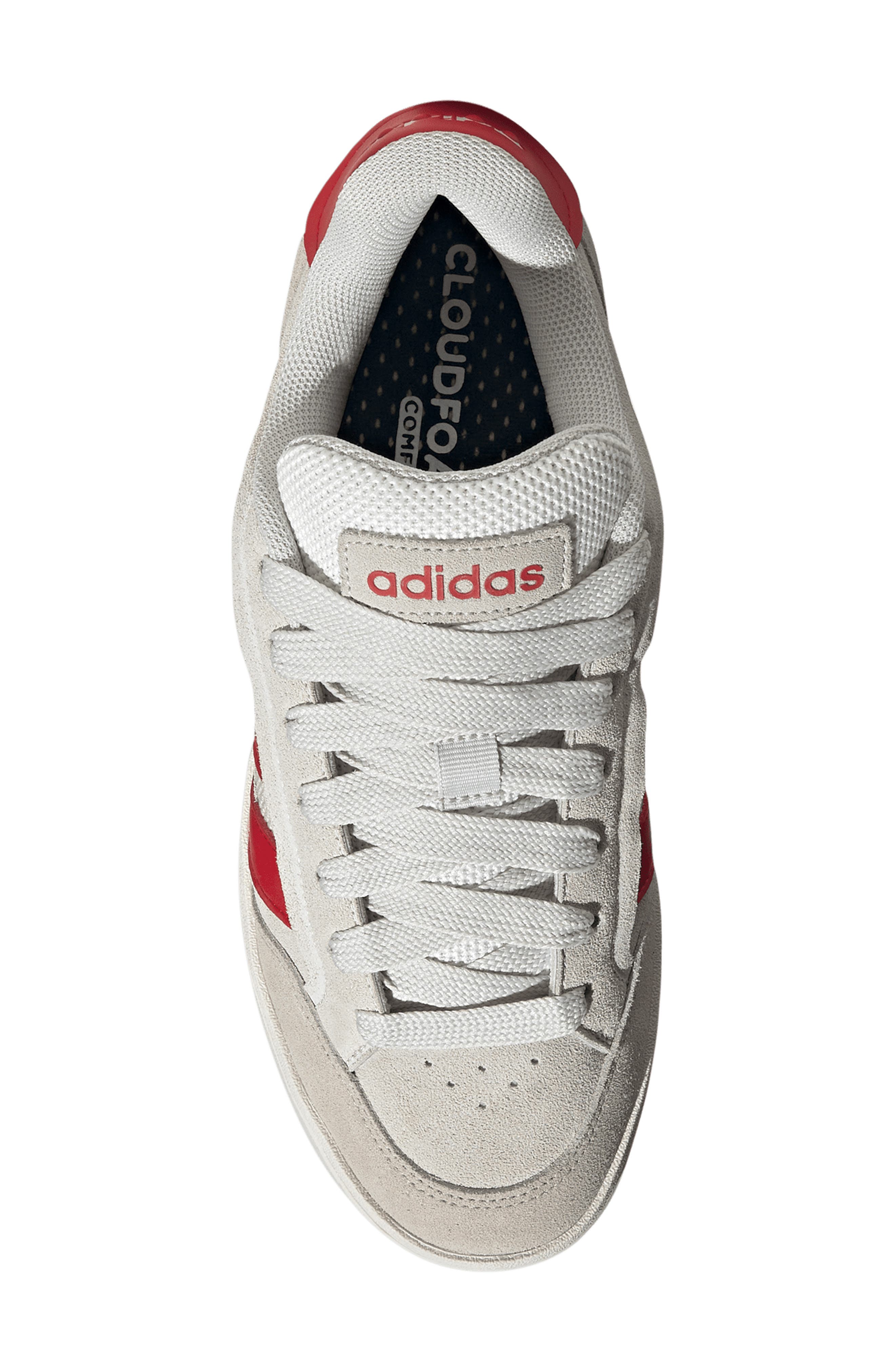 Alpha Sk8 Sneaker, Alternate, color, WHITE/ SCARLET/ OFF WHITE
