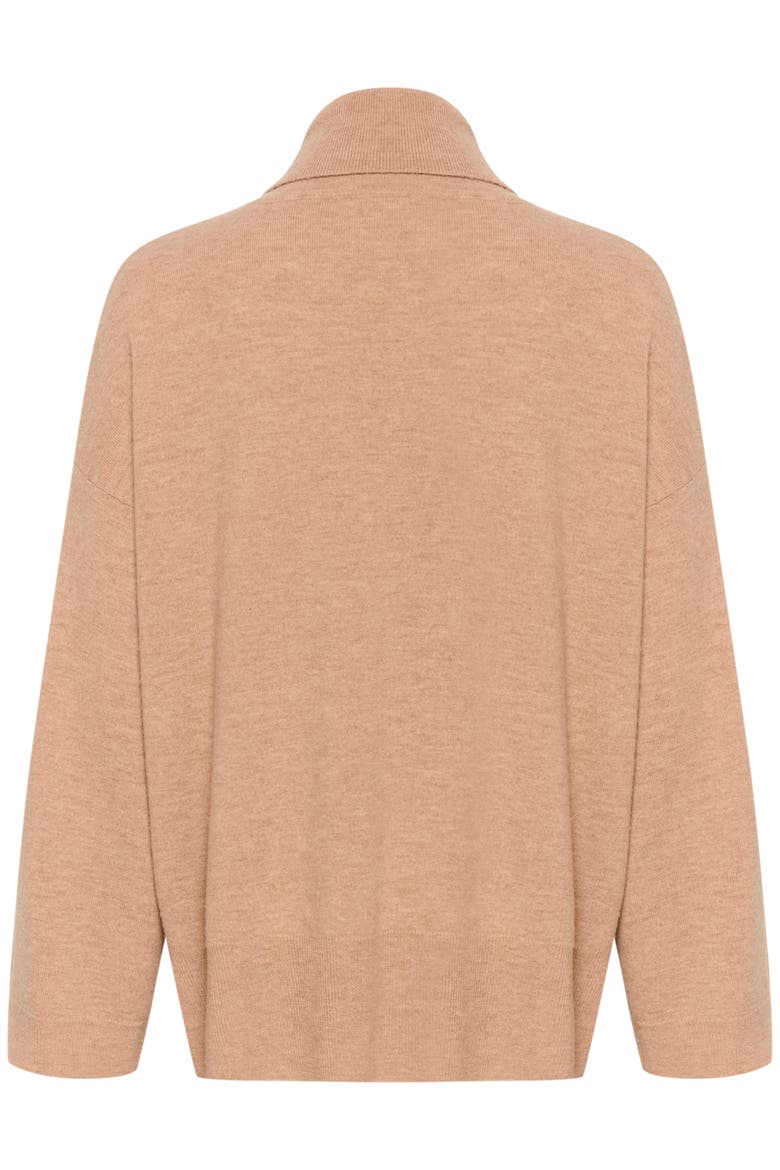 Molina Loose Fit Rollneck Pullover, Alternate, color, Burro Melange