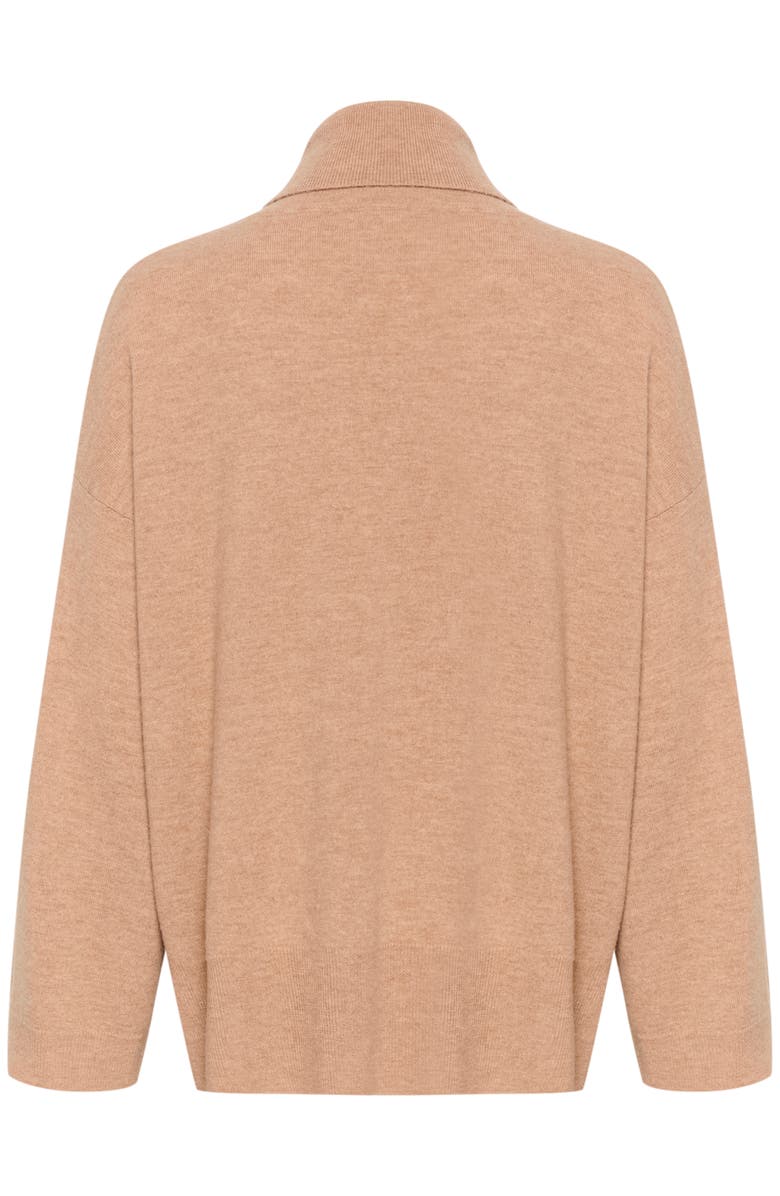 Soaked in Luxury Molina Loose Fit Rollneck Pullover, Alternate, color, Burro Melange