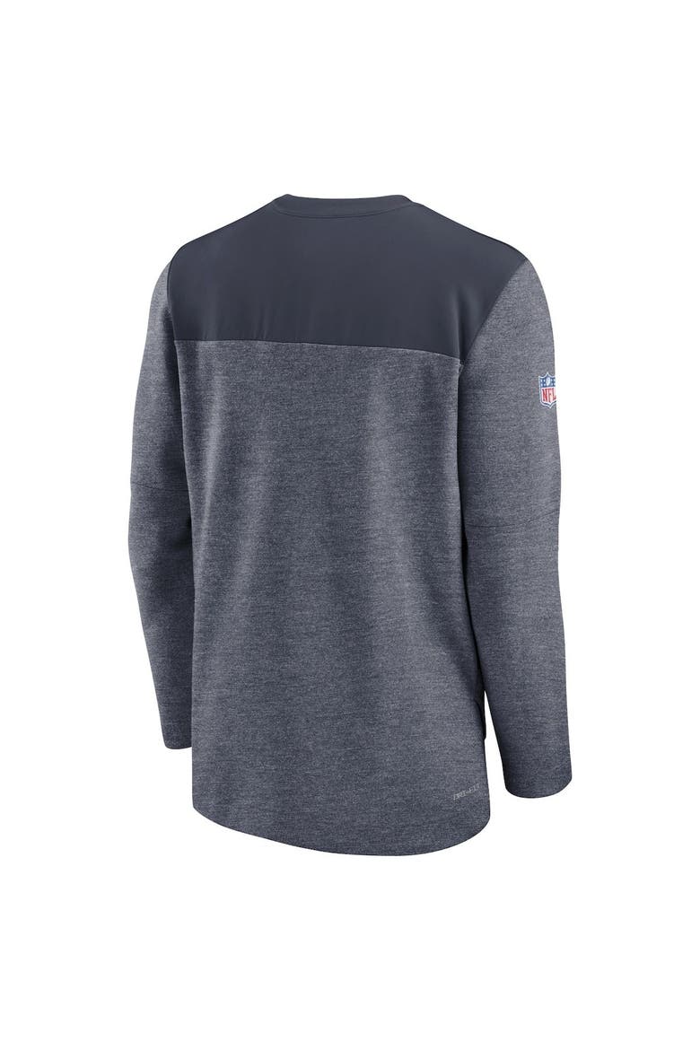 Men's Nike Navy Chicago Bears Sideline Lockup Performance Quarter-Zip Top, Alternate, color, Navy