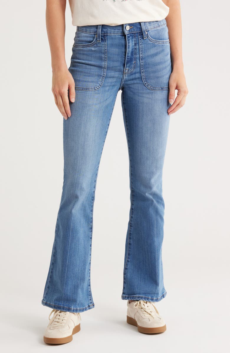 Lucky Brand High Rise Stevie Flare Jeans, Main, color, Runaway