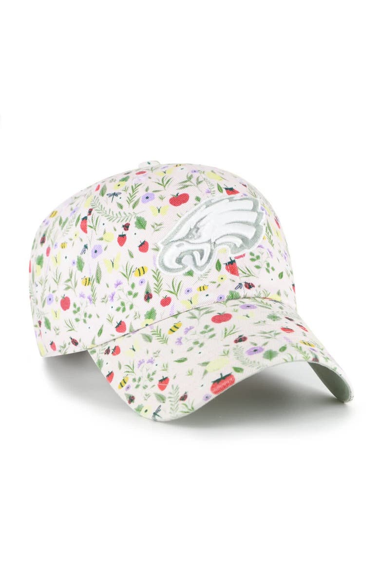 '47 Girls Youth '47  Light Pink Philadelphia Eagles Posey Clean Up Adjustable Hat, Alternate, color, Light Pink