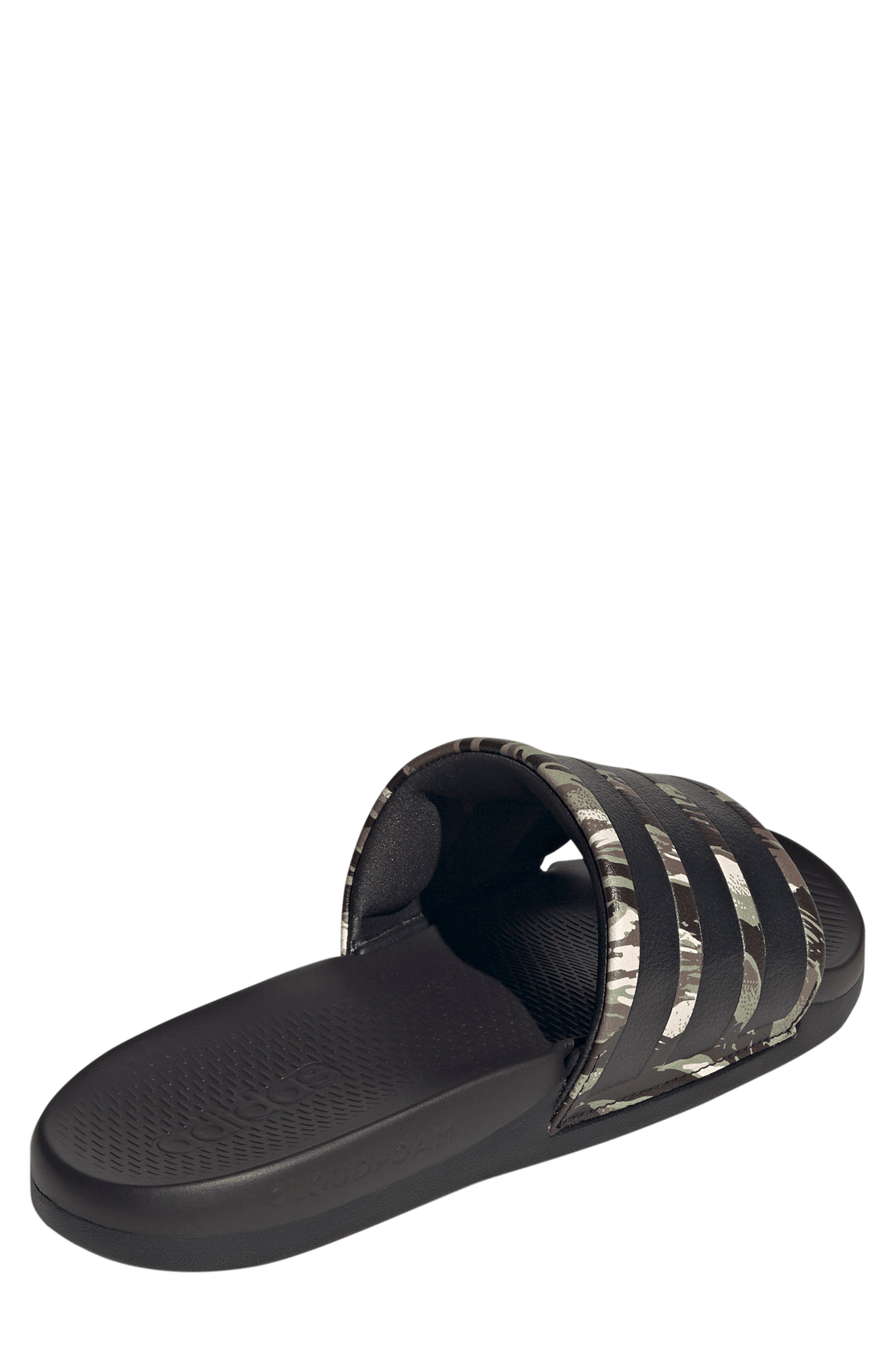 Gender Inclusive Adilette Comfort 2.0 Slide Sandal, Alternate, color, CBLACK/CBL