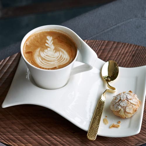 Villeroy & Boch Newwave Caffè 6 Piece Espresso Set For 2 In White