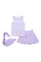 Stripe Pastel Lilac/ White
