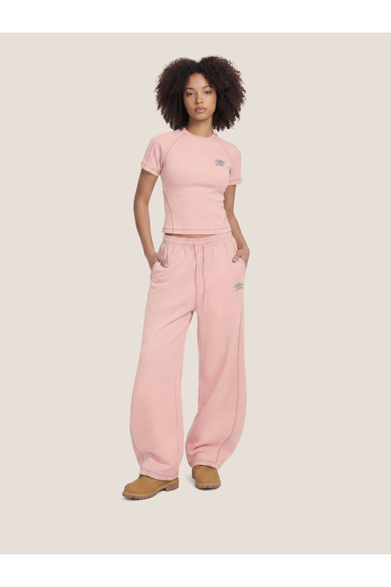 Cloud Slim Sweat Set, Main, color, Blush Pink