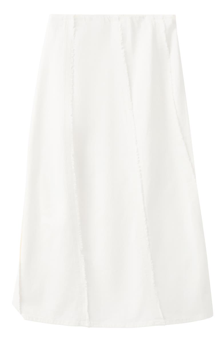 MANGO TEEN Fray Detail Maxi Skirt, Alternate, color, 
