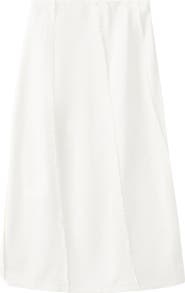 MANGO TEEN Fray Detail Maxi Skirt
