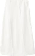 MANGO TEEN Fray Detail Maxi Skirt