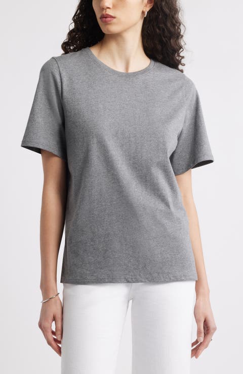 Relaxed Fit Pima Cotton Crewneck T-Shirt