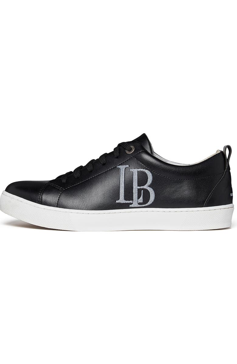 LaBante London LB Black Apple Leather Sneakers for Women, Main, color, Black