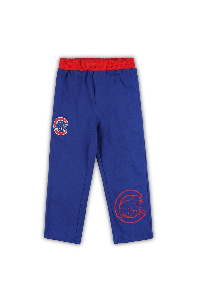 Outerstuff Toddler Royal/Red Chicago Cubs Batters Box T-Shirt & Pants Set, Alternate, color, Royal