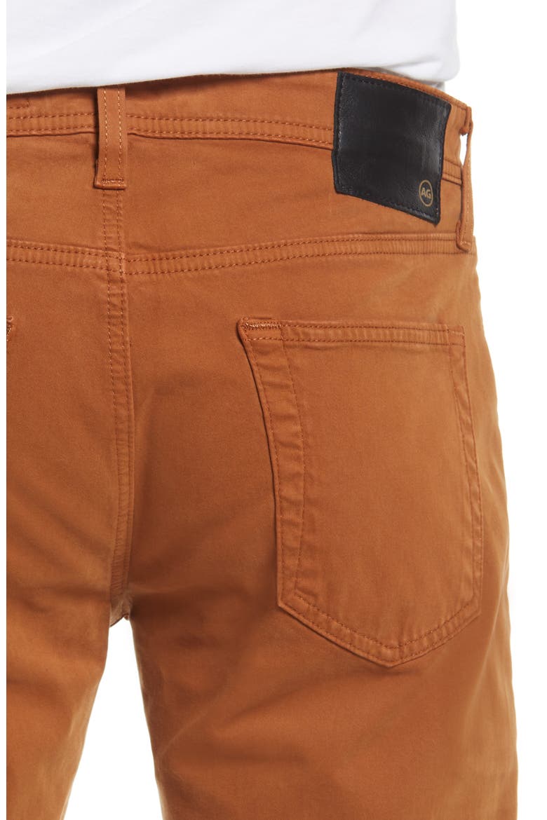Tellis Slim Fit Sateen Pants (Nordstrom Exclusive), Alternate, color, CLAY STONE