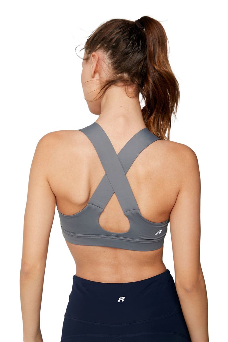Cross X Silkiflex Lite Bra, Alternate, color, Stone Grey