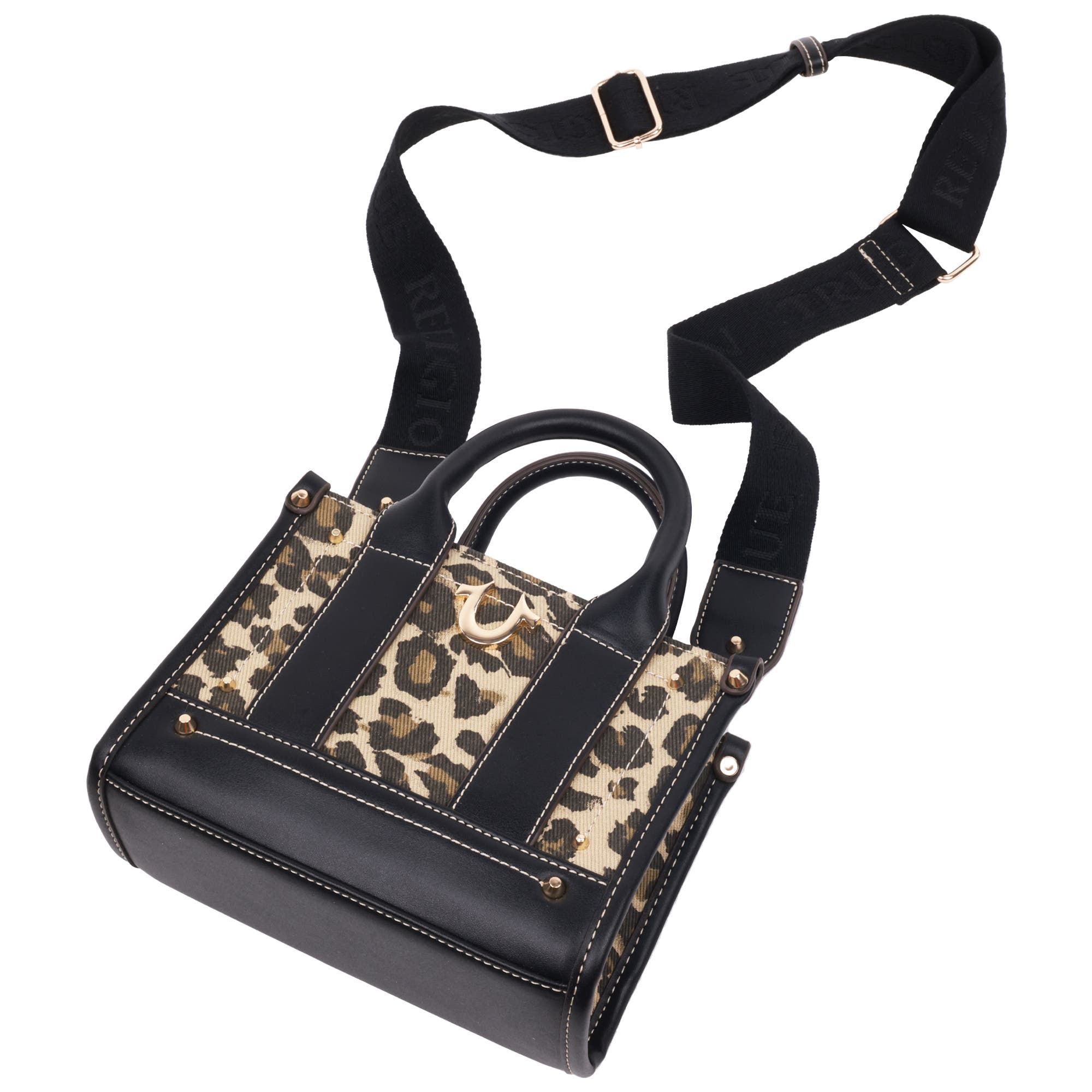 True Religion Leopard/PU Mini Tote, Alternate, color, 