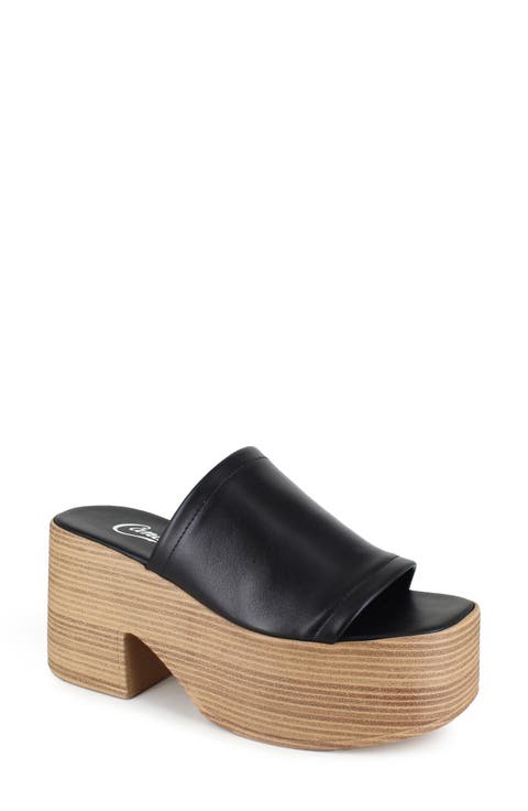 Ophelia Platform Slide Sandal (Women)