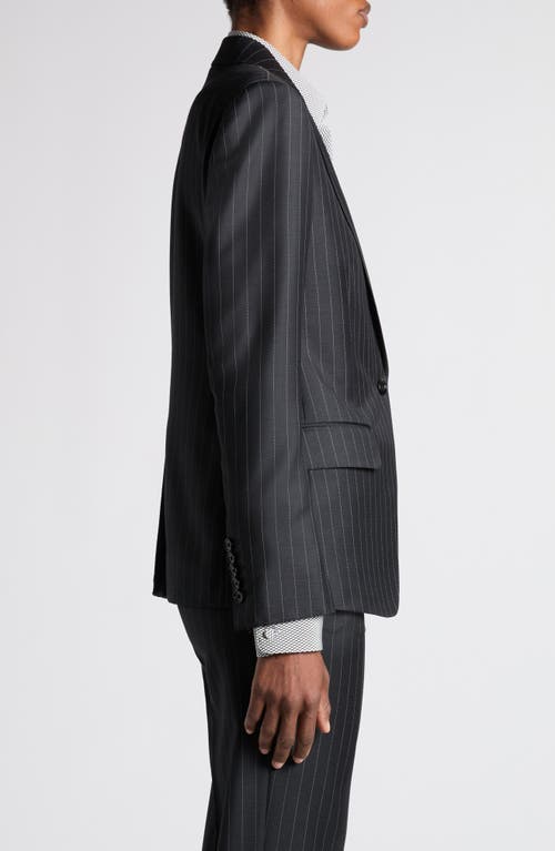 Tom Ford Pinstripe-pattern Single-breasted Blazer In Multi