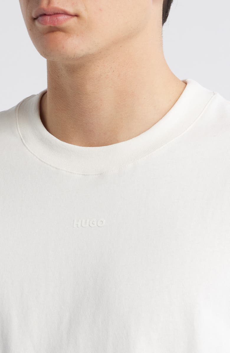 HUGO Dapolino Cotton T-Shirt, Alternate, color, Natural