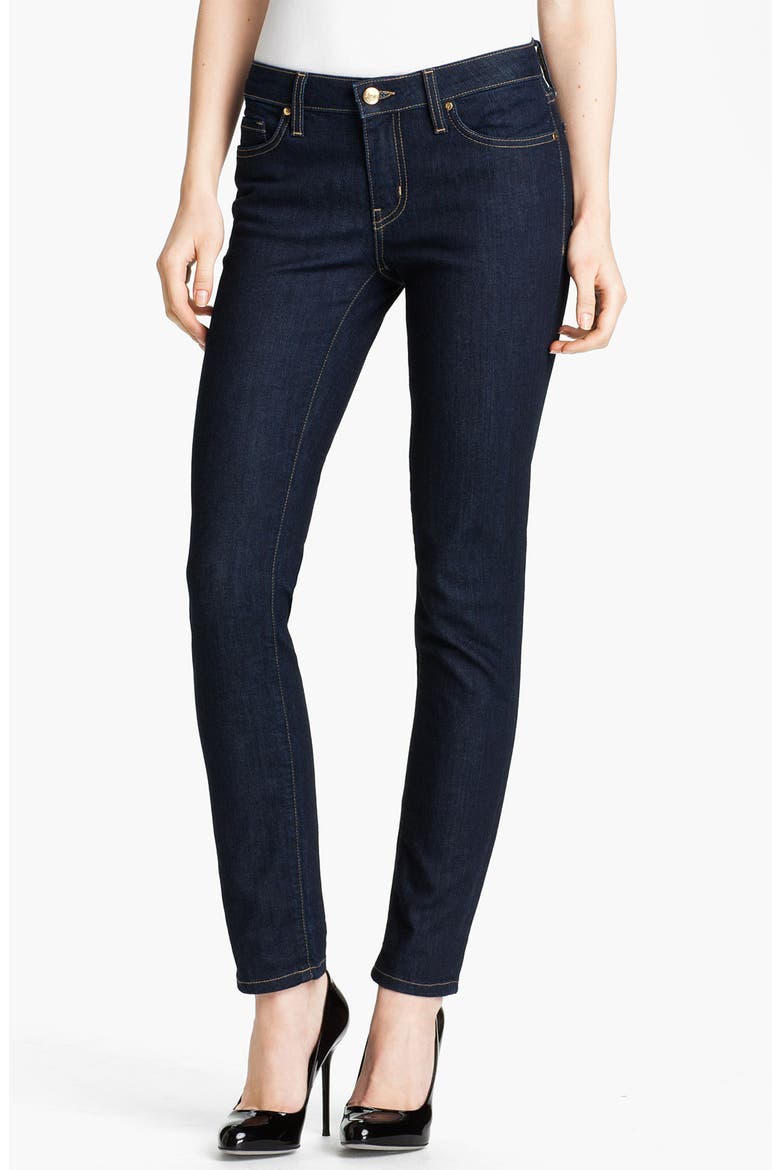 'broome street' skinny jeans, Main, color, INDIGO