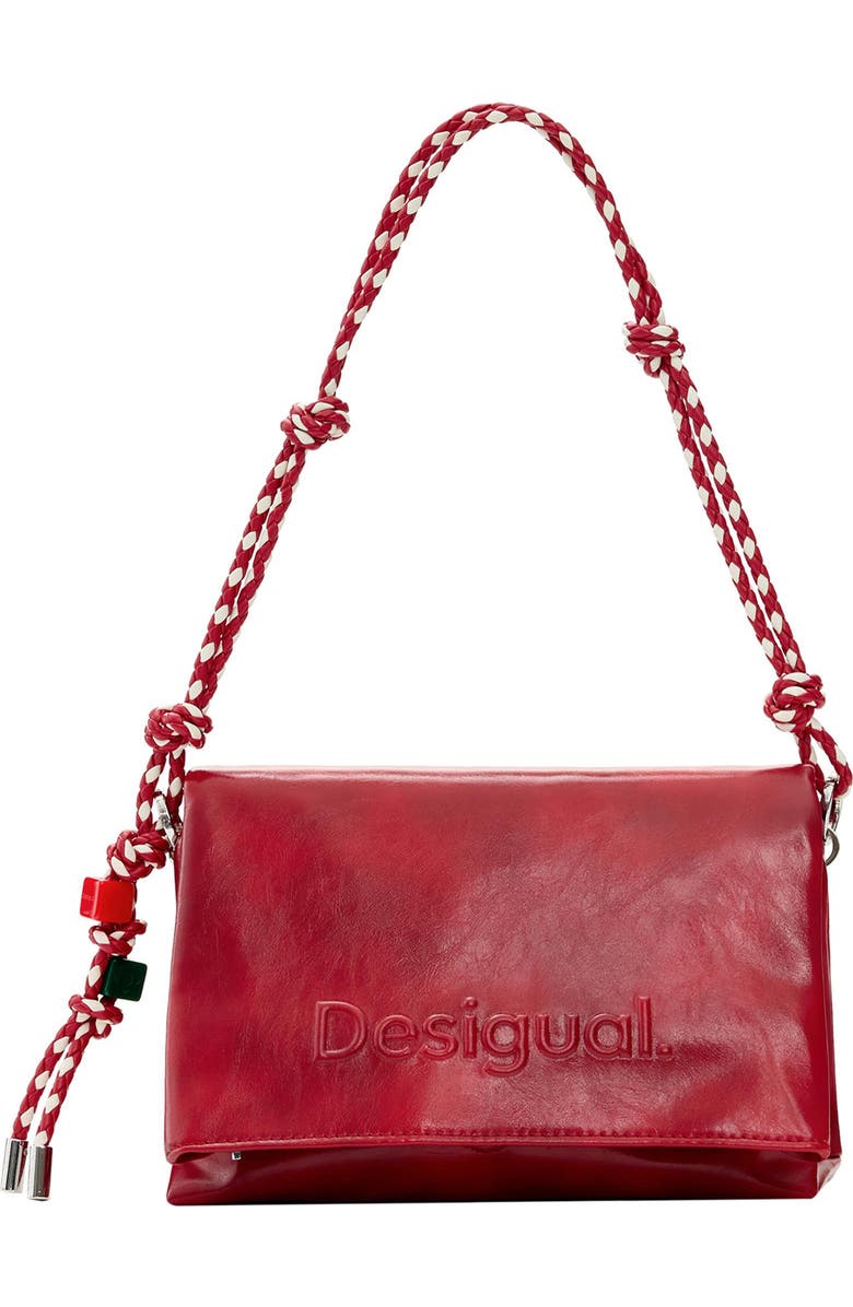 Desigual Faux Leather Crossbody Bag, Main, color,
