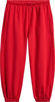 Bobo Choses Kids' Curve Logo Organic Cotton Fleece Joggers