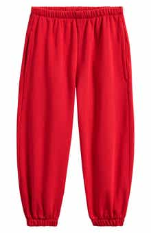 Bobo Choses Kids' Curve Logo Organic Cotton Fleece Joggers