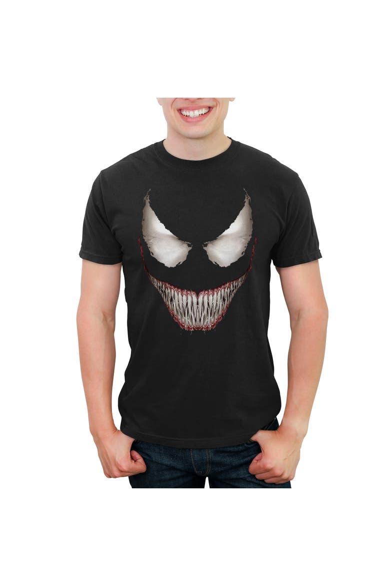 Men's Marvel Venom Grin  Graphic T-Shirt, Main, color, Black
