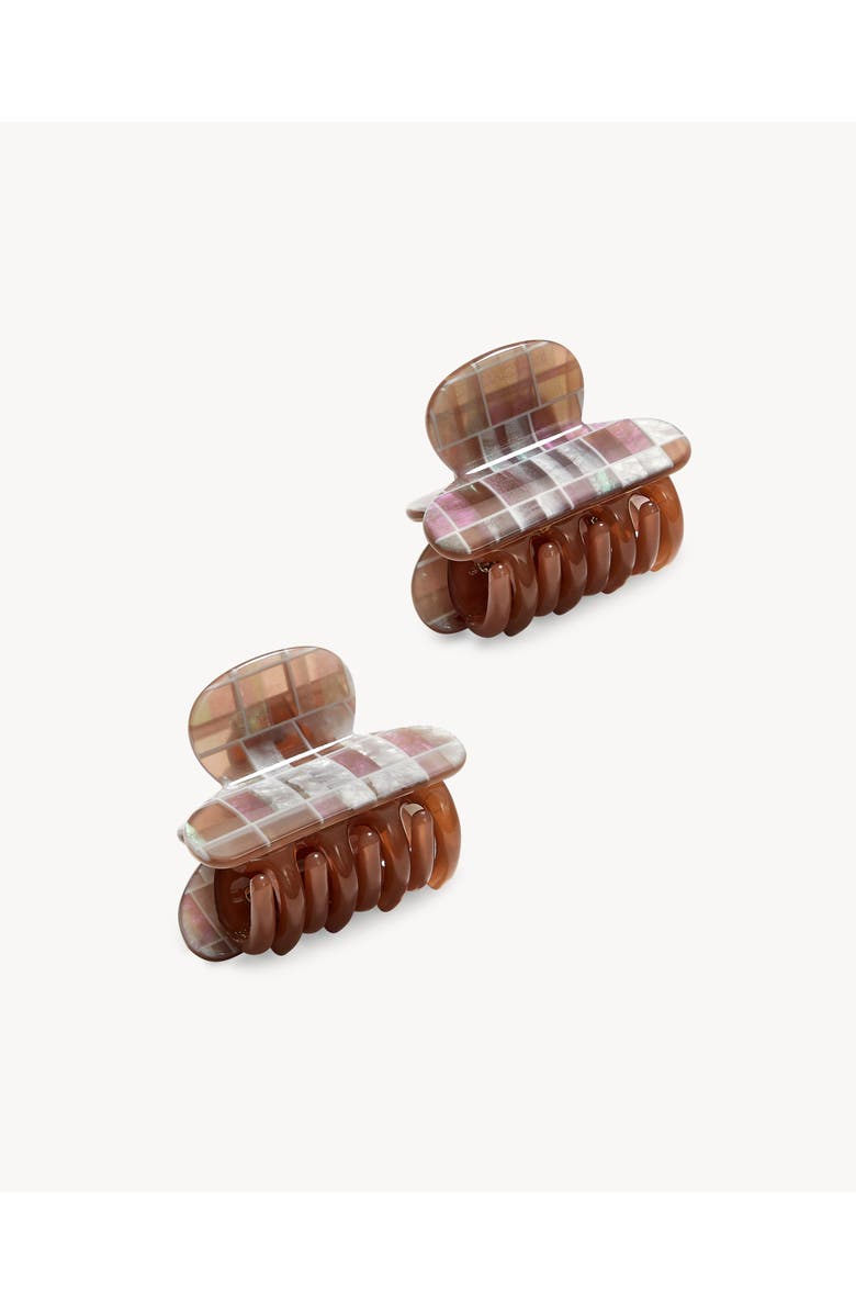 MACHETE Twin Heirloom Claws, Alternate, color, Brown Shell Checker