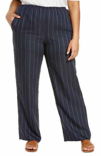 VInce Stripe Wide Leg Pants