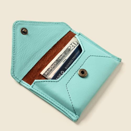 Casupo Mini Envelope Wallet With Rfid Protection In Blue