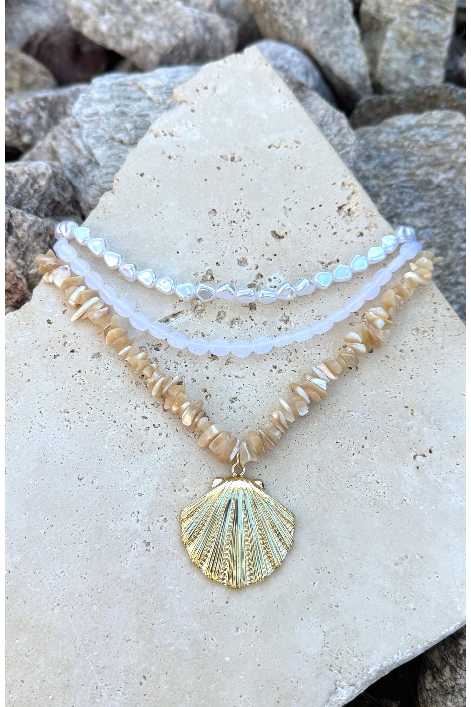 Multistrand Shell Pendant Necklace (Women) | Nordstromrack