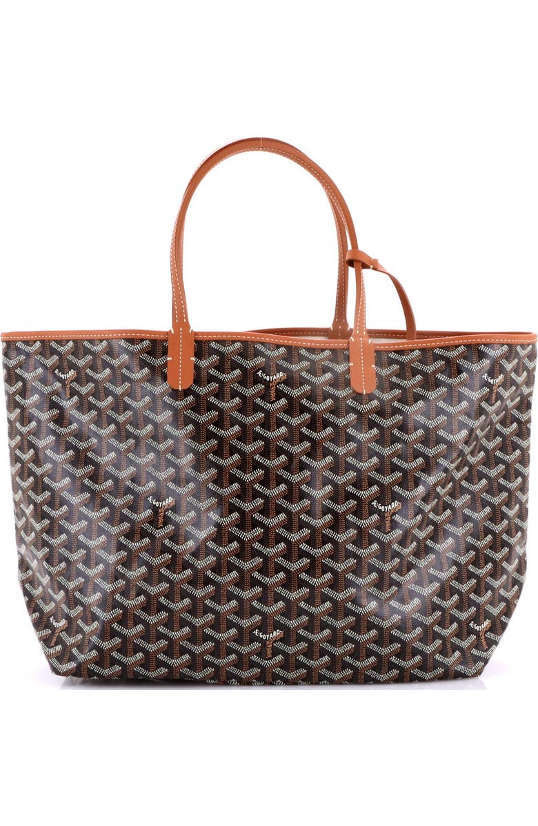 Pre-Owned Goyard Saint Louis Tote Coated Canvas PM, Alternate, color, Brown