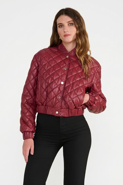 Aveline Quilted Leather Jacket