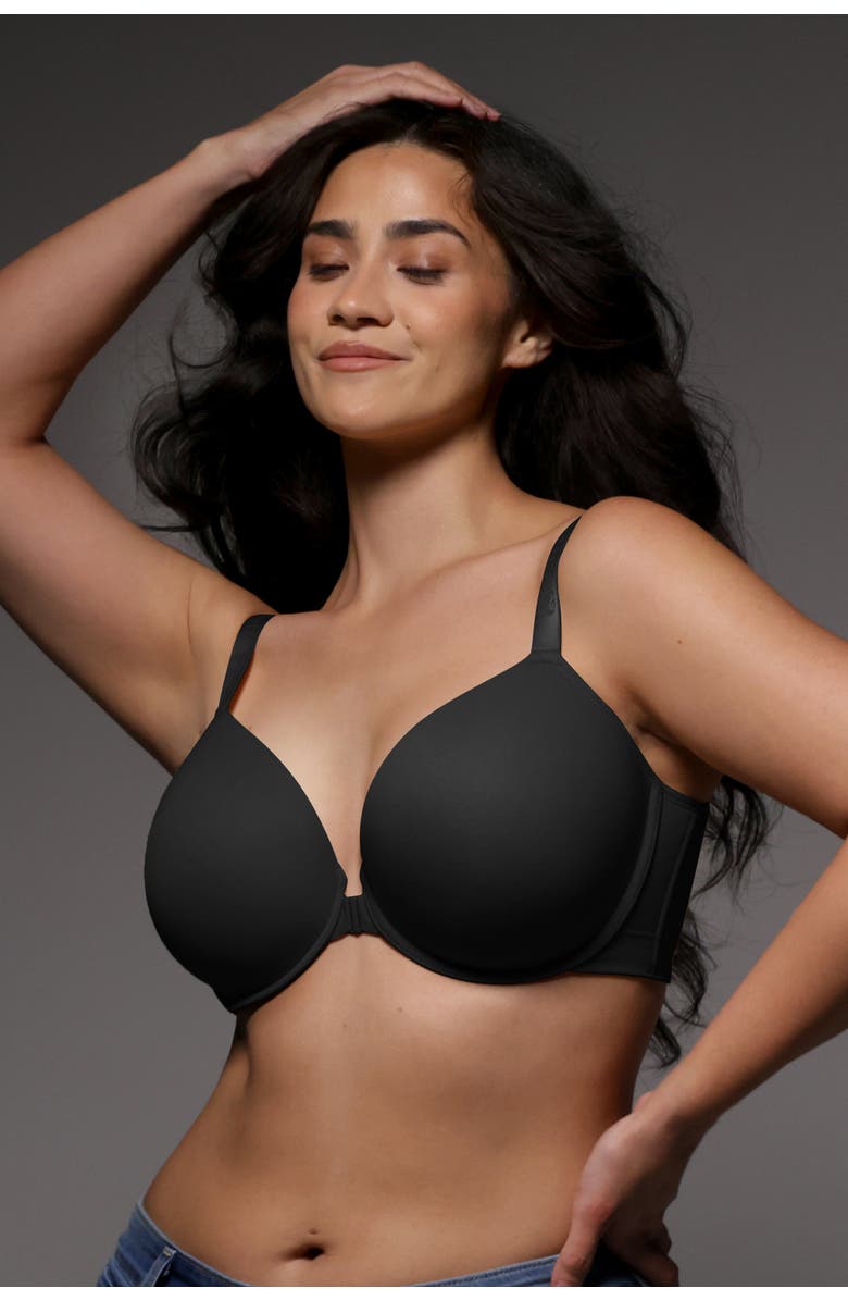Shapellx Front Close Underwired T-Shirt Bra, Alternate, color,
