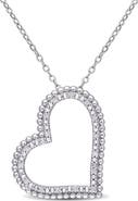 Julianna B. Diamond Heart Pendant Necklace