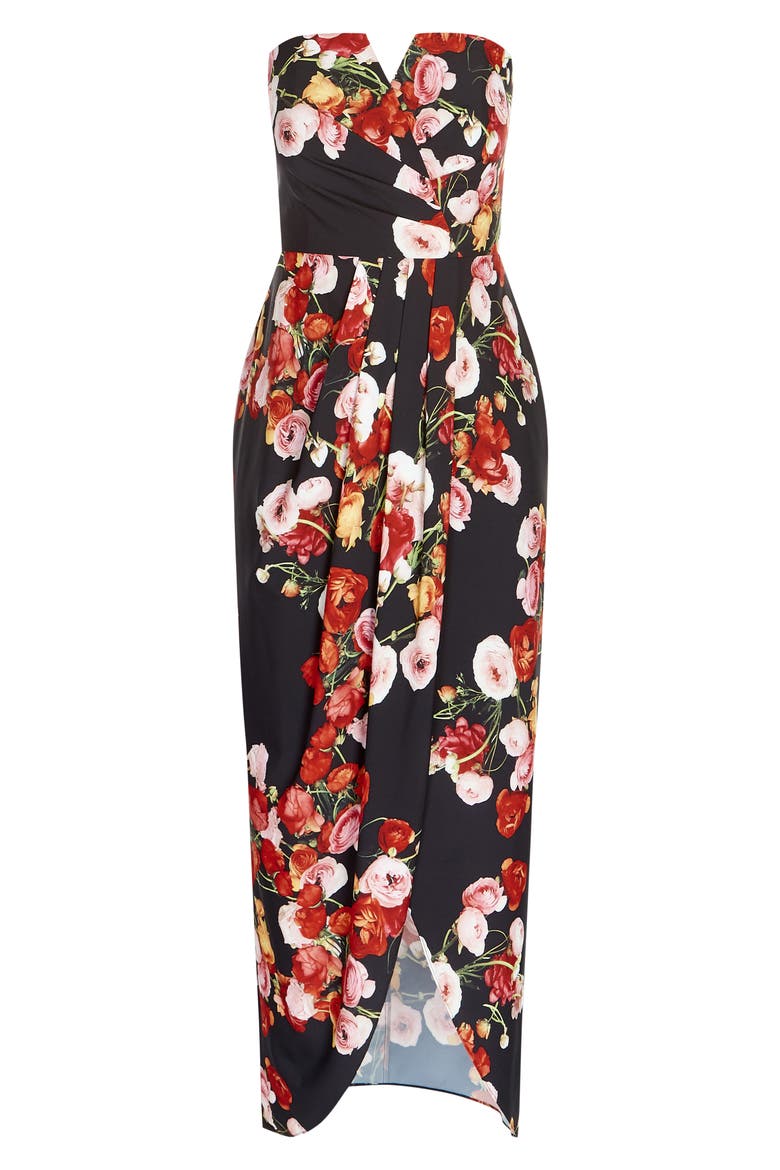 Valentina Strapless Maxi Dress, Alternate, color, VALENTINA